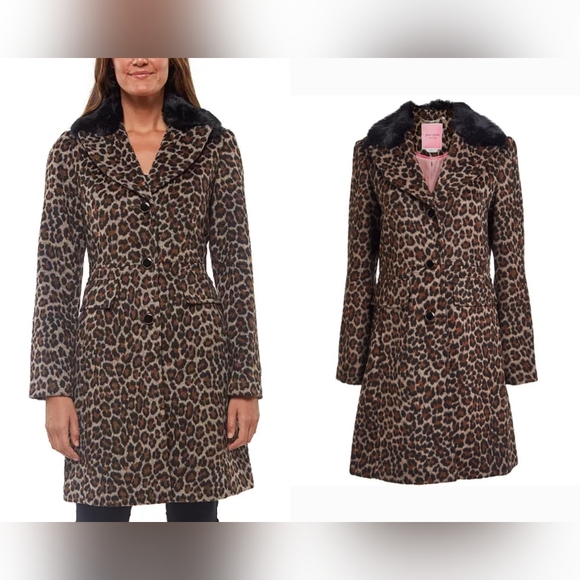 Kate Spade Leopard Print Coat - Picture 2 of 10